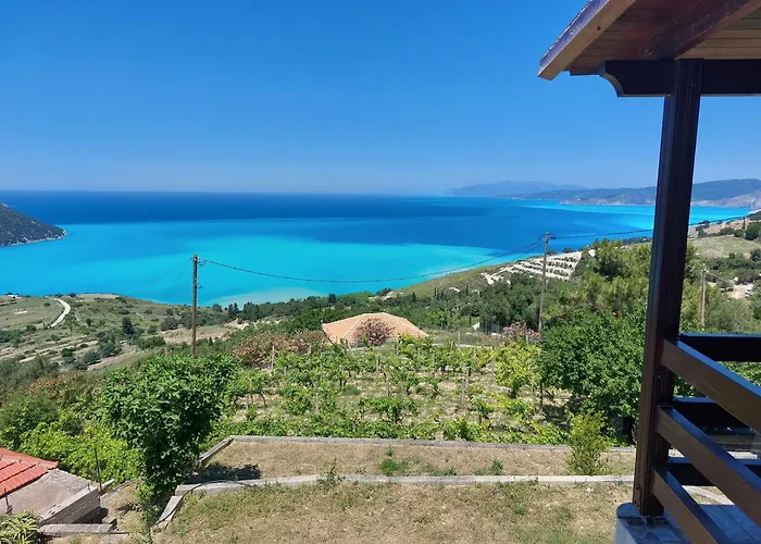 Azure Horizon Apartment, Kefalonia Semesterbostad Angon